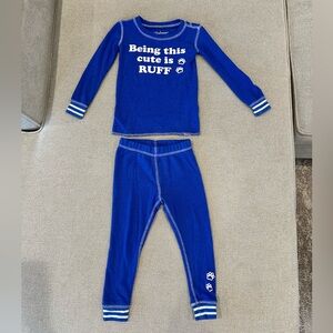 PJ Salvage 2T Toddler Boy/Girl Ruffin It Pajama set